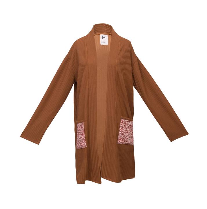 Forever Comfort Cardigan Brown