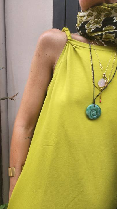 Cairo Dress in Pistachio