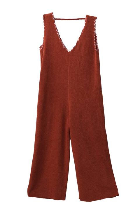 Just Let Her Wander Jumpsuit Brick