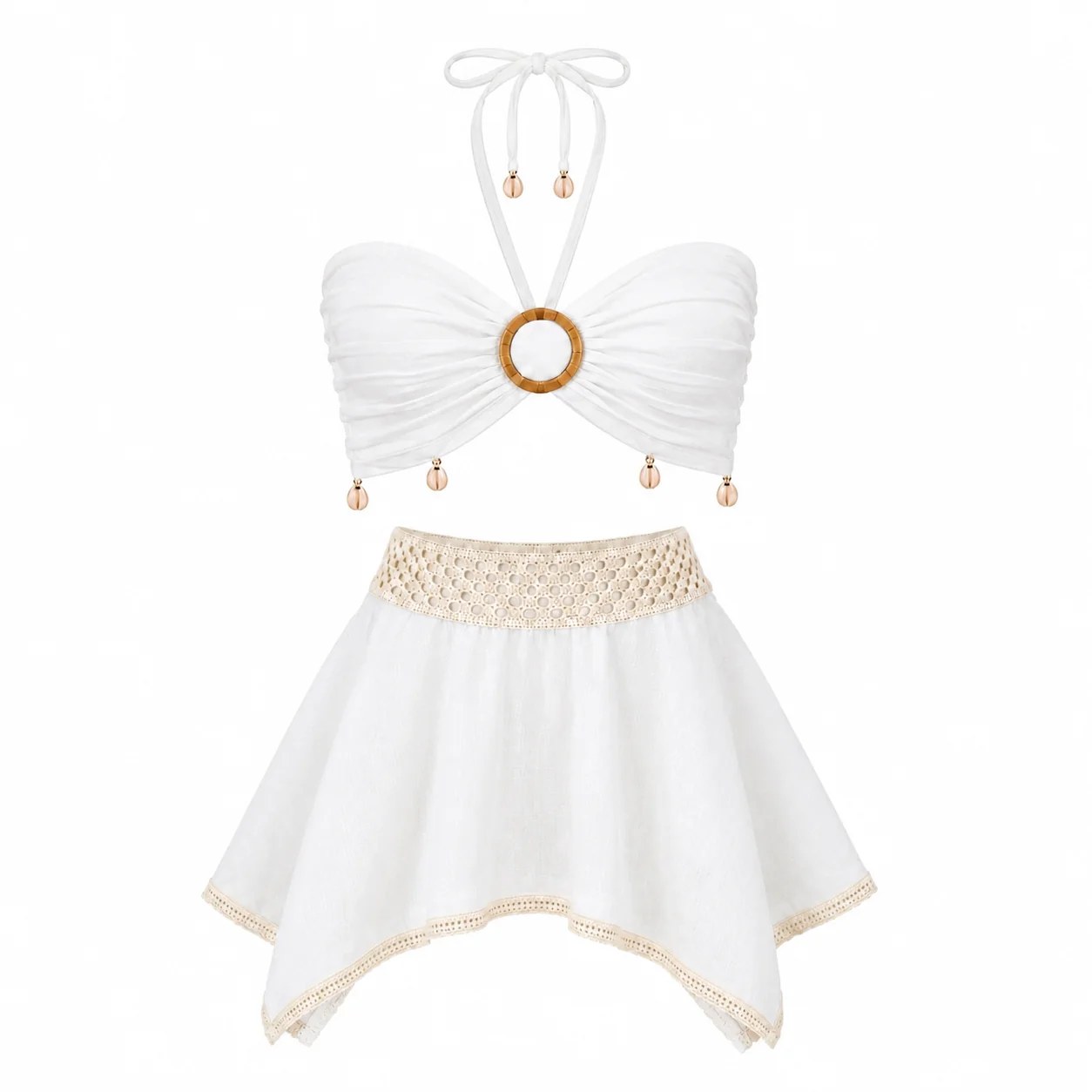 Little Isla Set in Cream