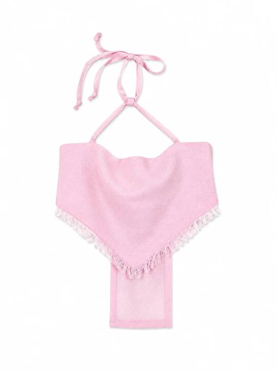 Little Sunset Rays Top in Linen Pink