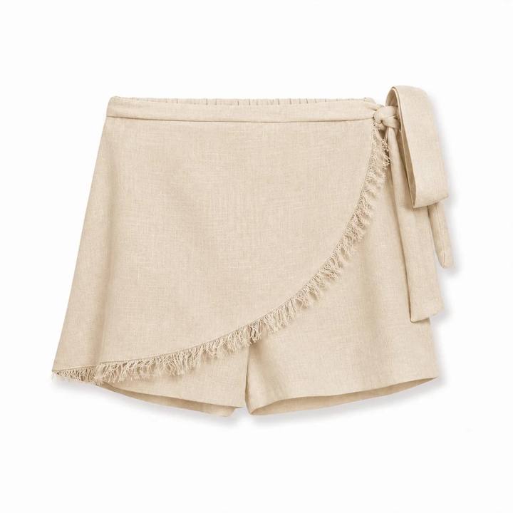 Little Sunset Shorts in Linen Beige