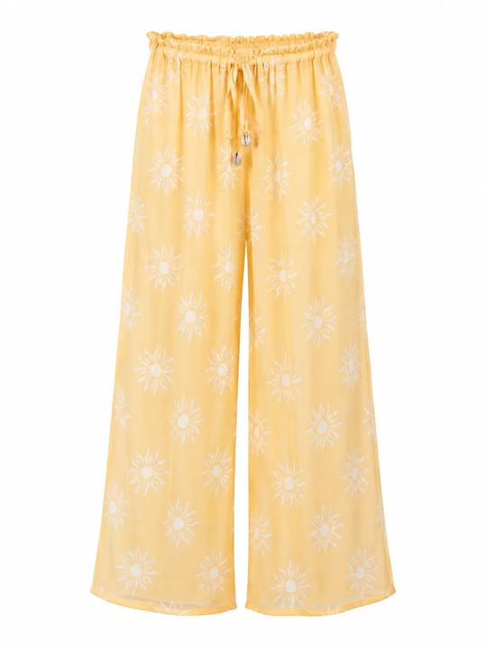 Lucky Lola Chiffon Pants in Shams