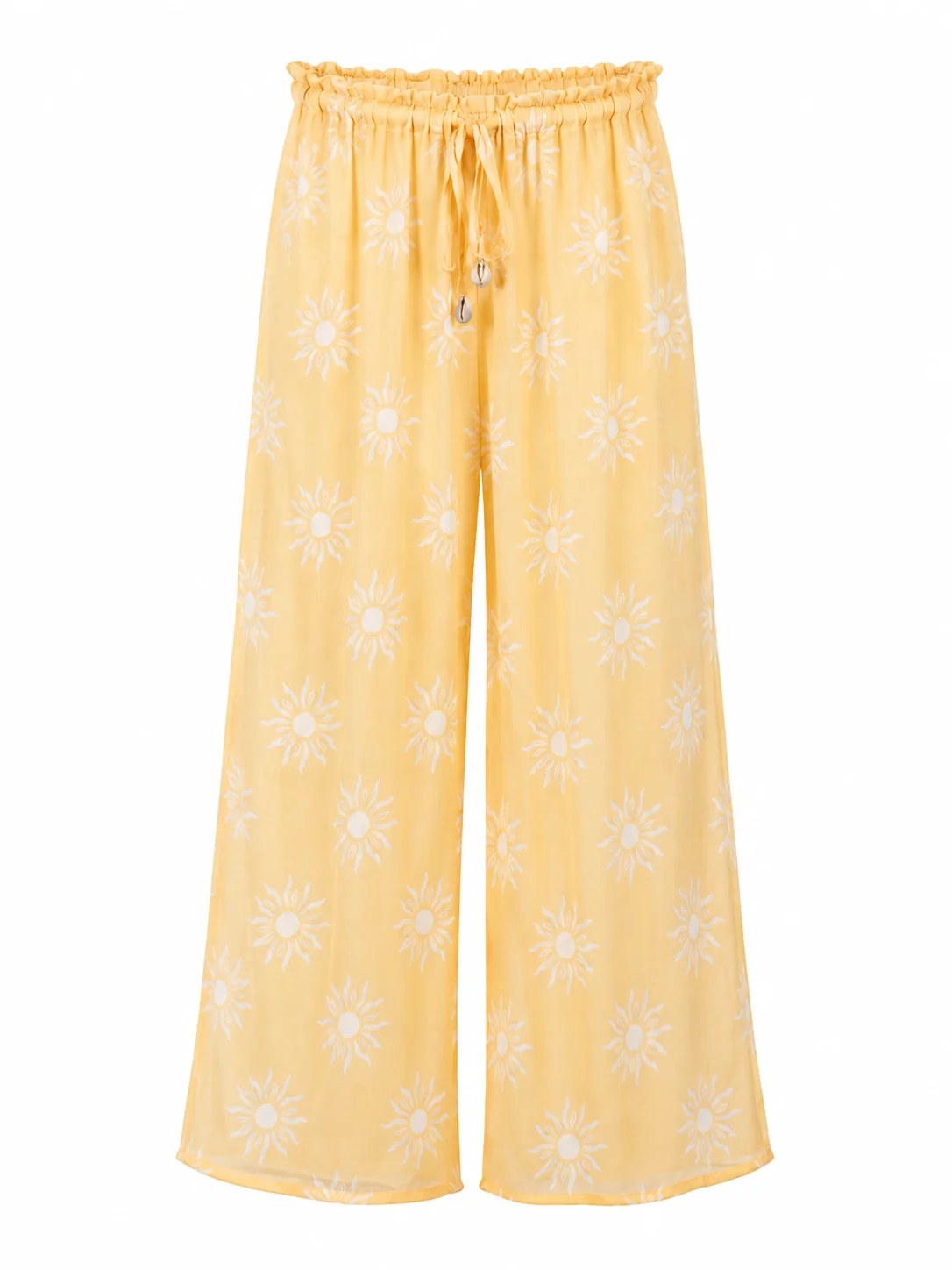 Lucky Lola Chiffon Pants in Shams