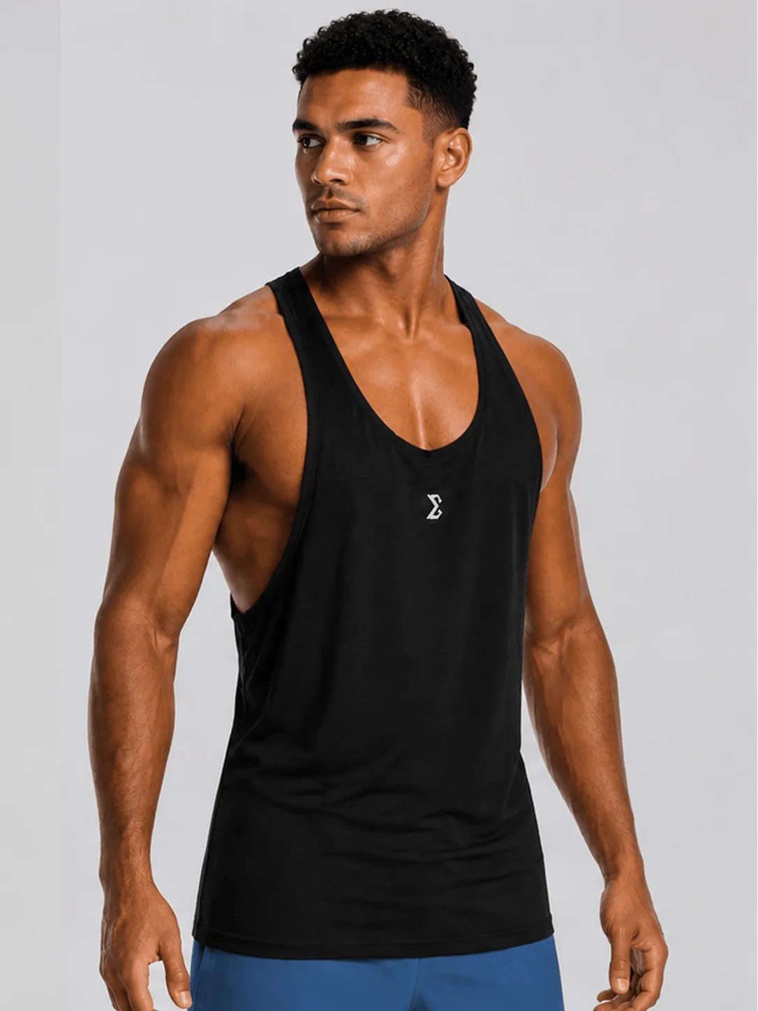 Black Form Tank Top