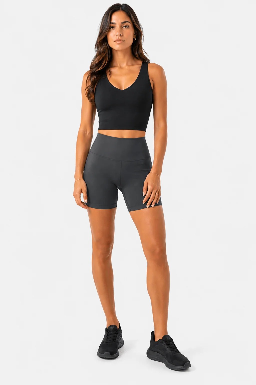 Gray Neoflex Biker Short