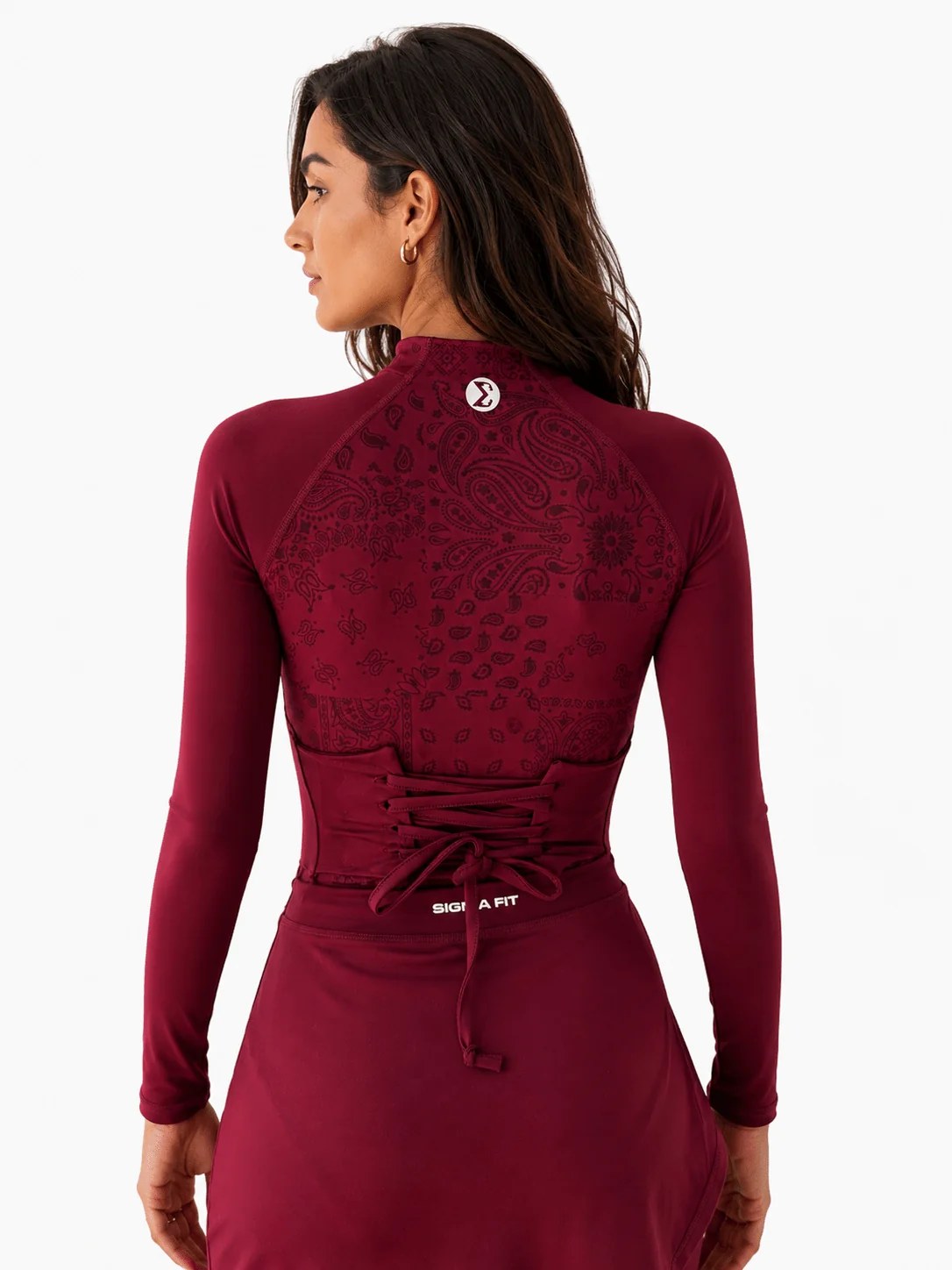 Burgundy Ruby Grace Burkini Set
