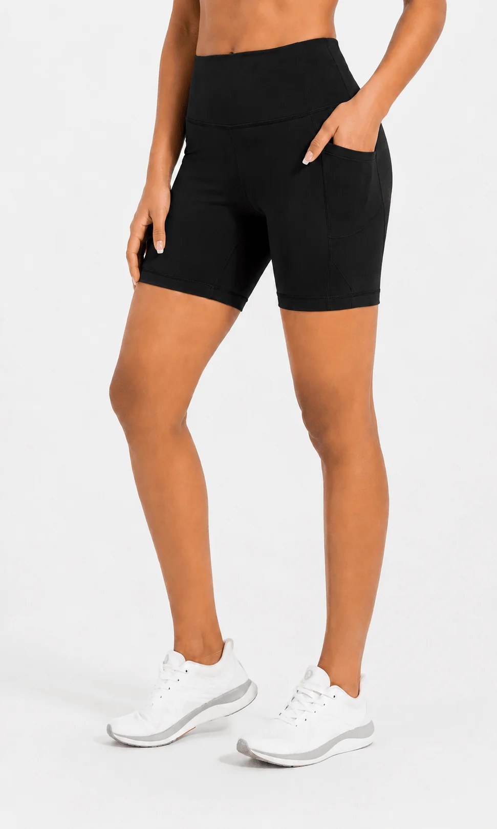 Black Neoflex Biker Short