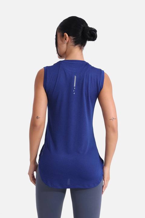 LiteRun Sleeveless Tee Bellwether Blue