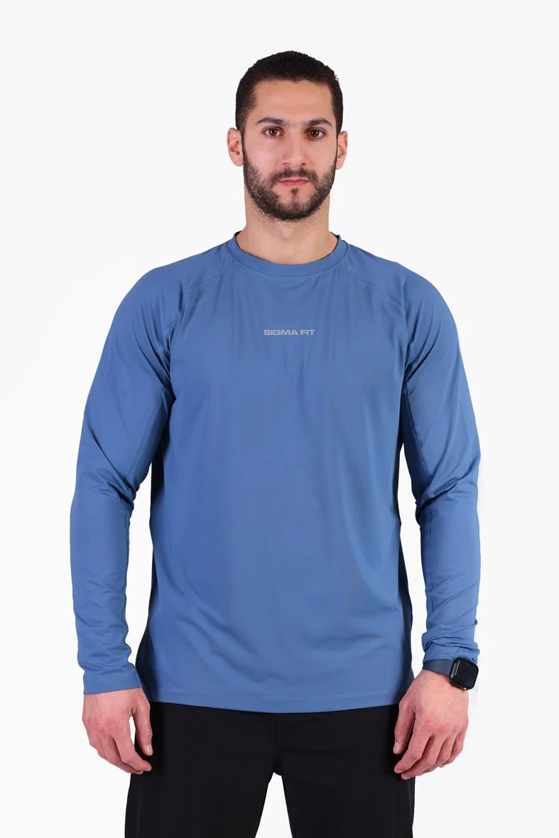 Warm Lock Tee Petrol Blue