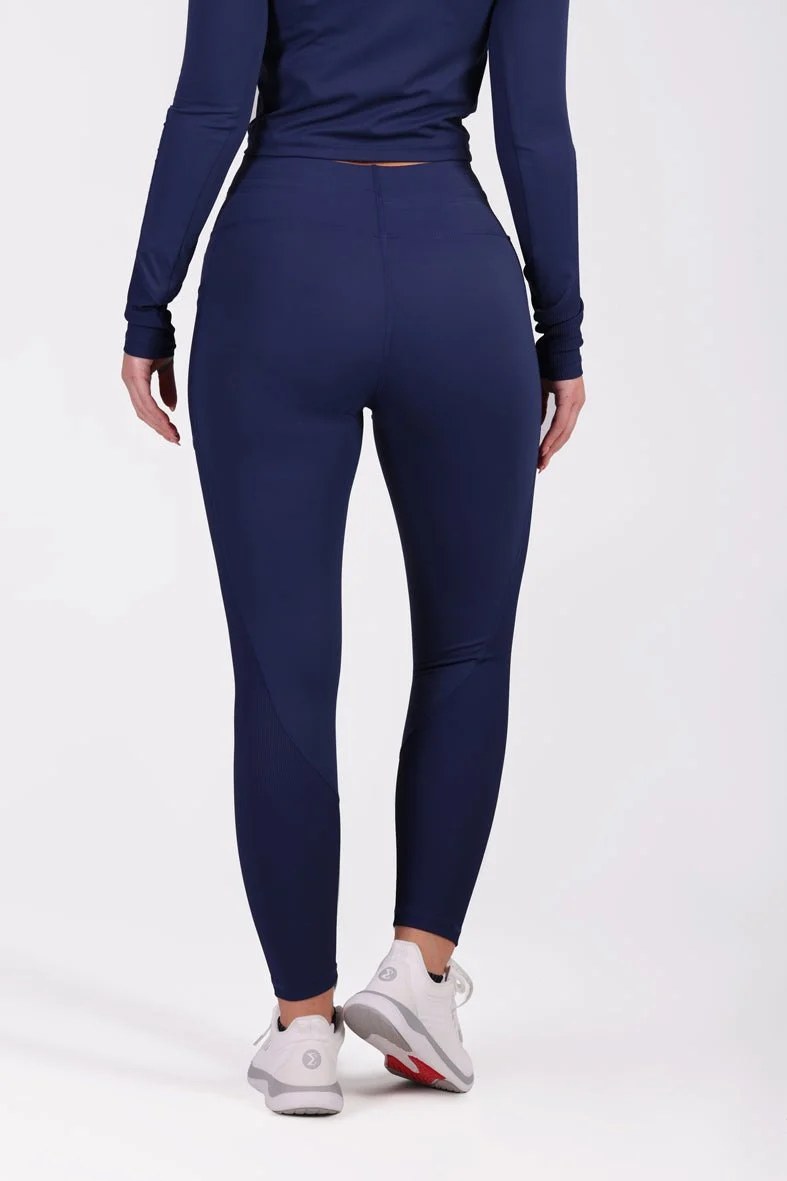 Navy Neo-cord leggings