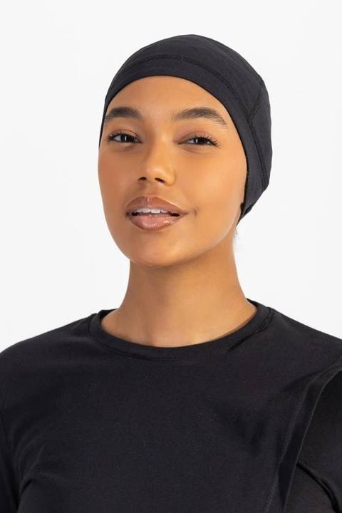 Black Fitcap Pro Hijab