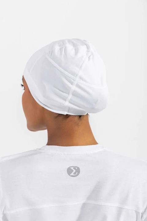 White Fitcap Pro Hijab