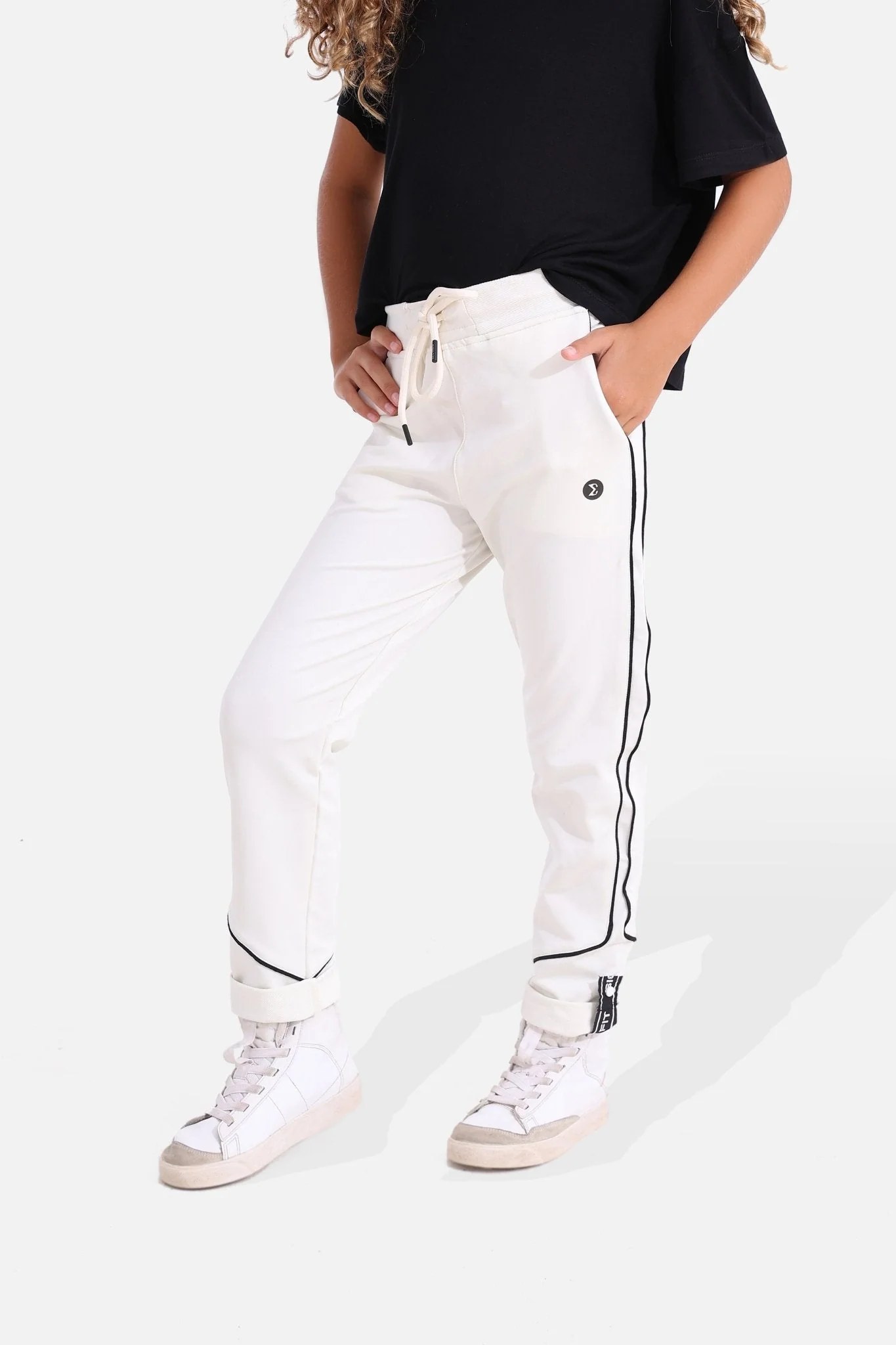Girls Wolf Straight Trousers
