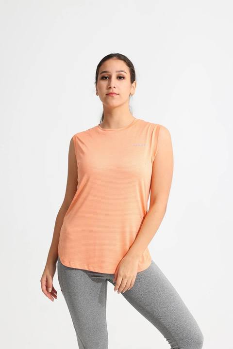 LiteRun Sleeveless Tee Peach Pink