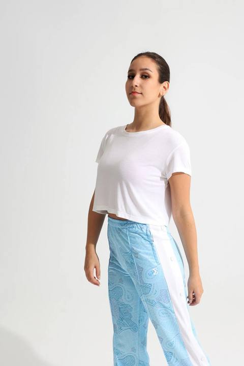 Back To Basics Croptop White
