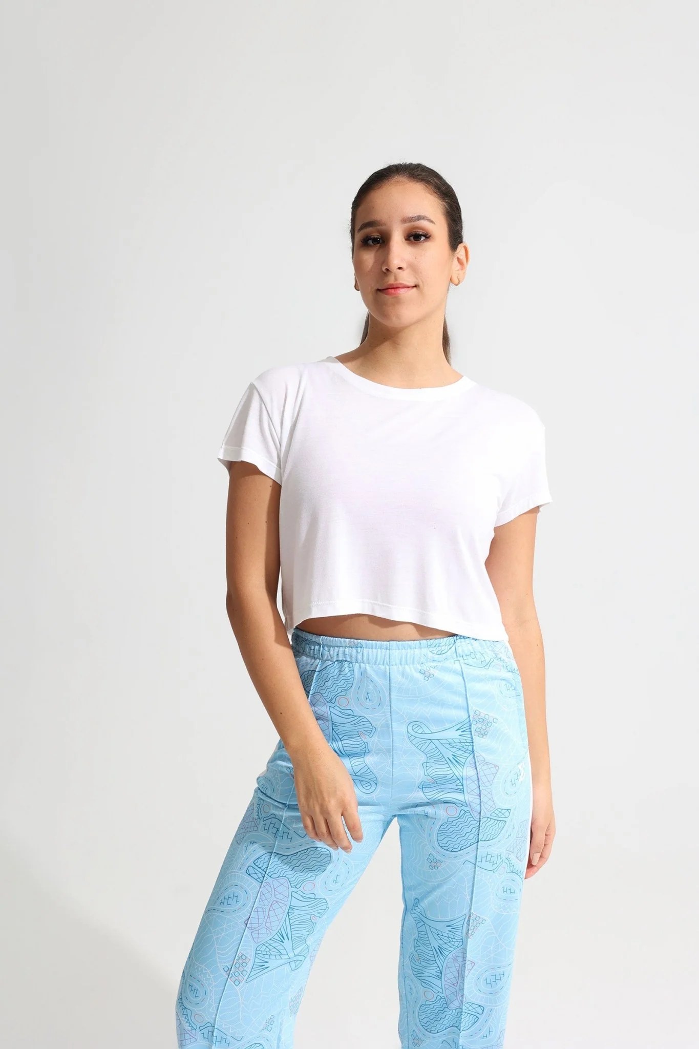 Back To Basics Croptop White