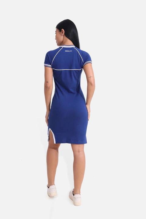 Polo Dress Bellwether Blue