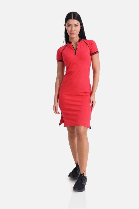 Polo Dress Viva Magenta