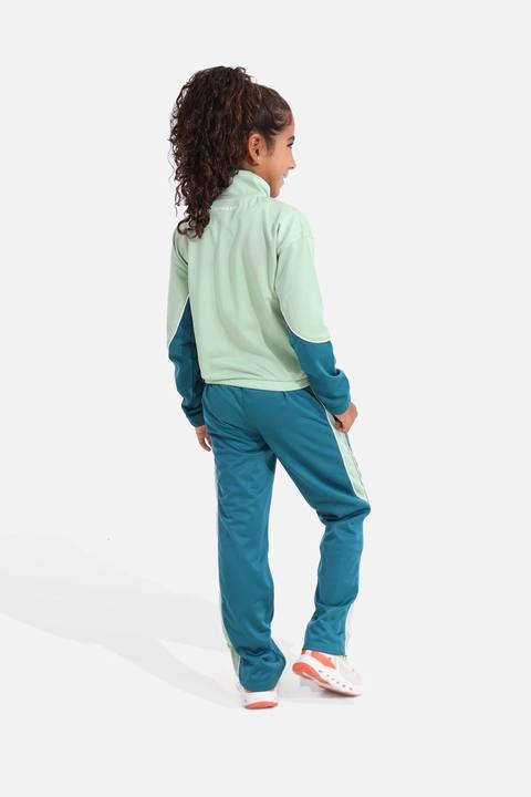 Girls Quiet Green Tracksuit