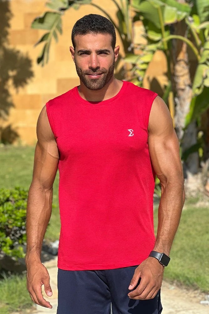 Sleeveless Nimble Tee Viva Magenta