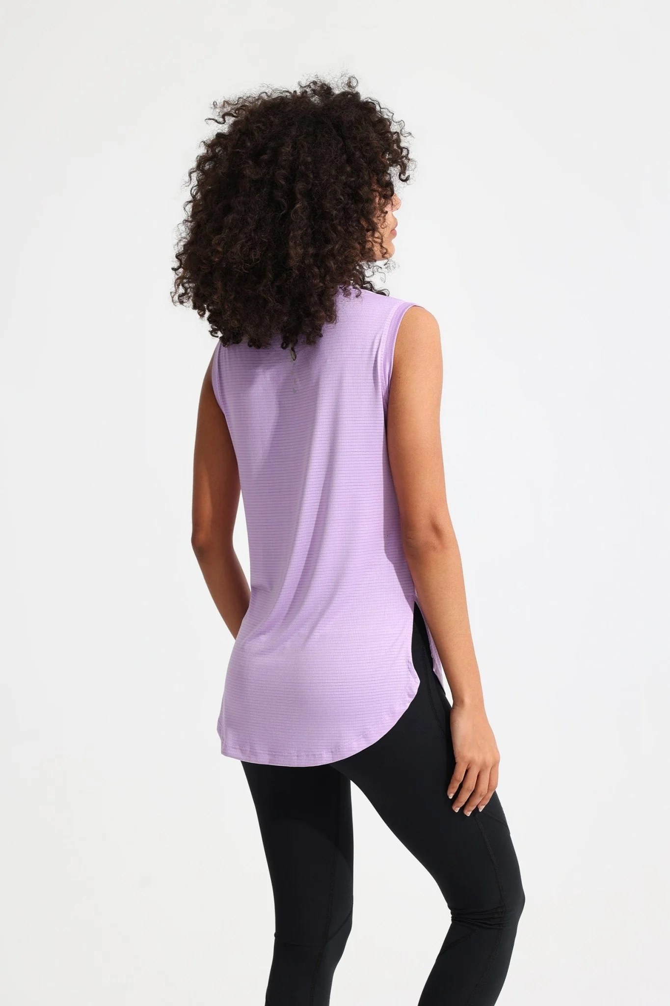 LiteRun Sleeveless Tee Purple Rose