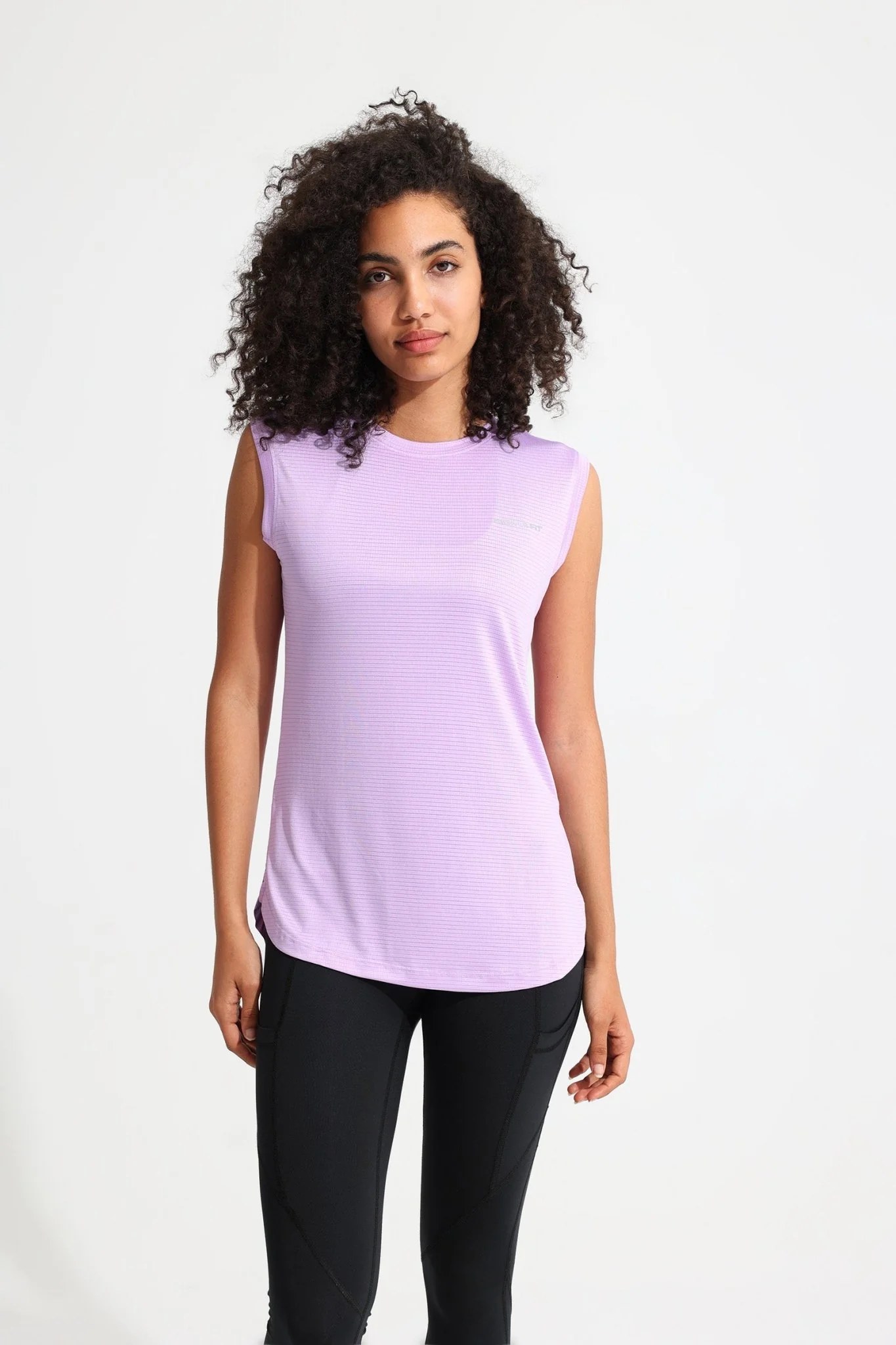 LiteRun Sleeveless Tee Purple Rose