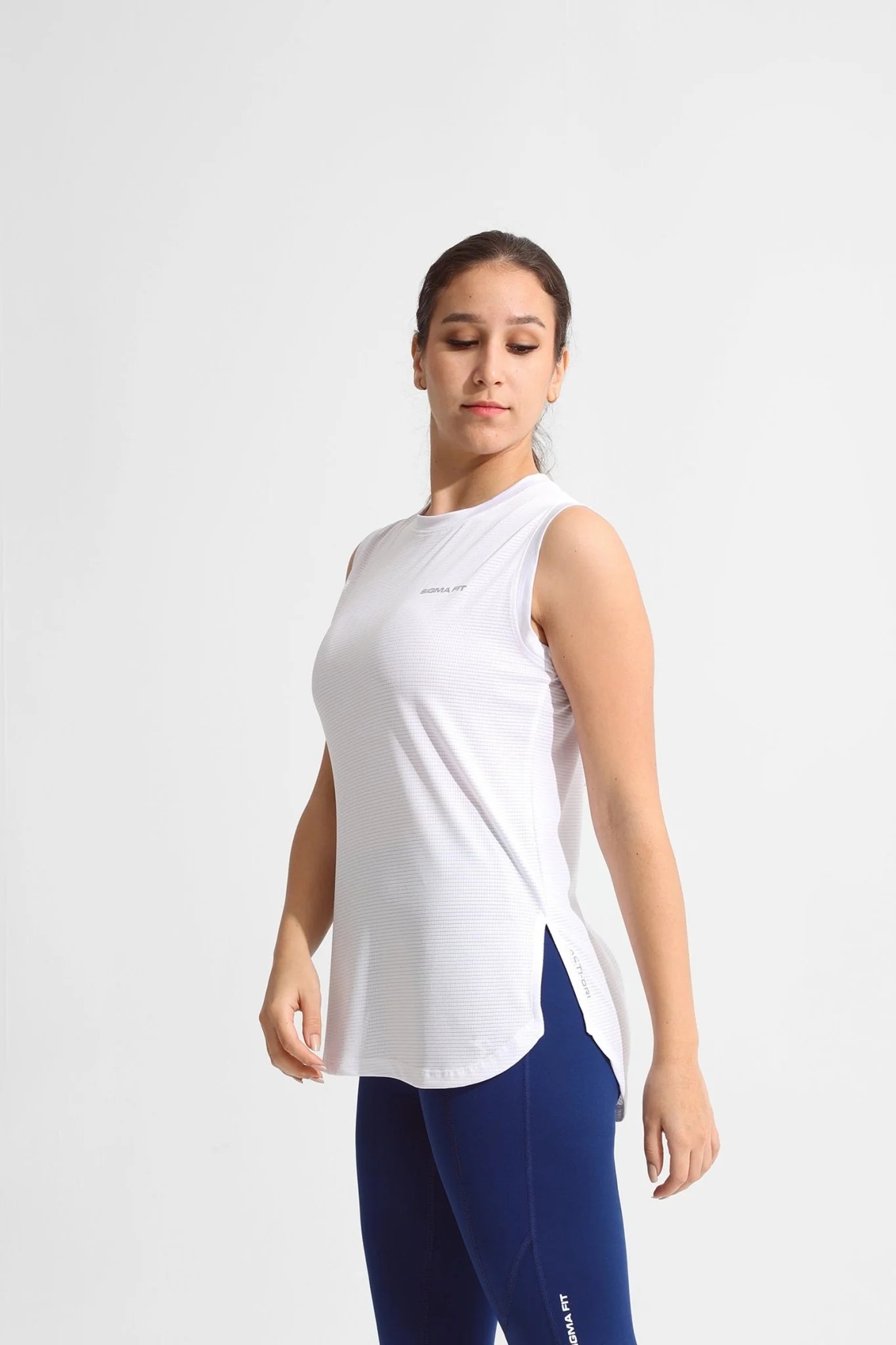 LiteRun Sleeveless Tee White