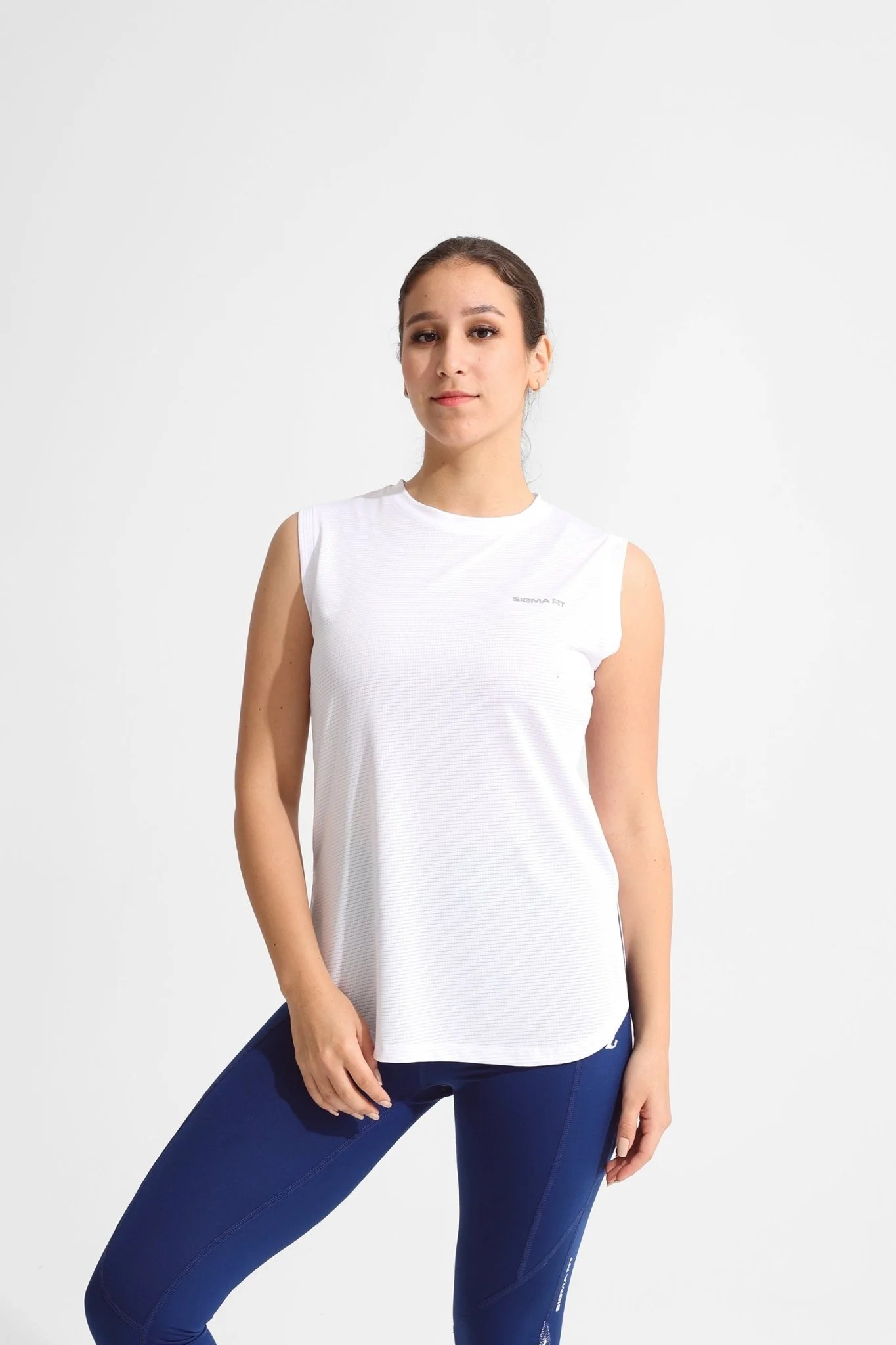 LiteRun Sleeveless Tee White