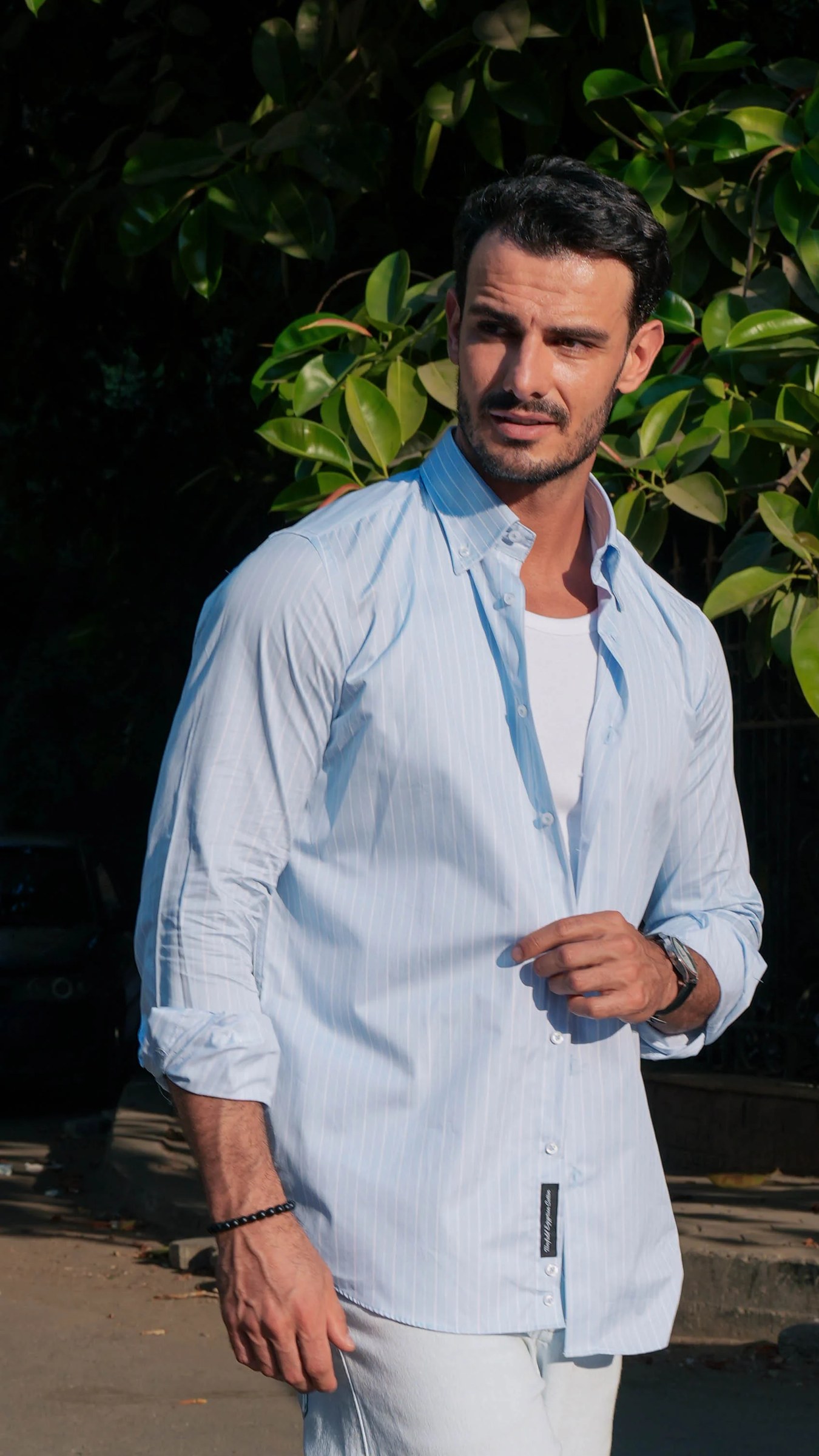 Skyline Blue Stripe Shirt