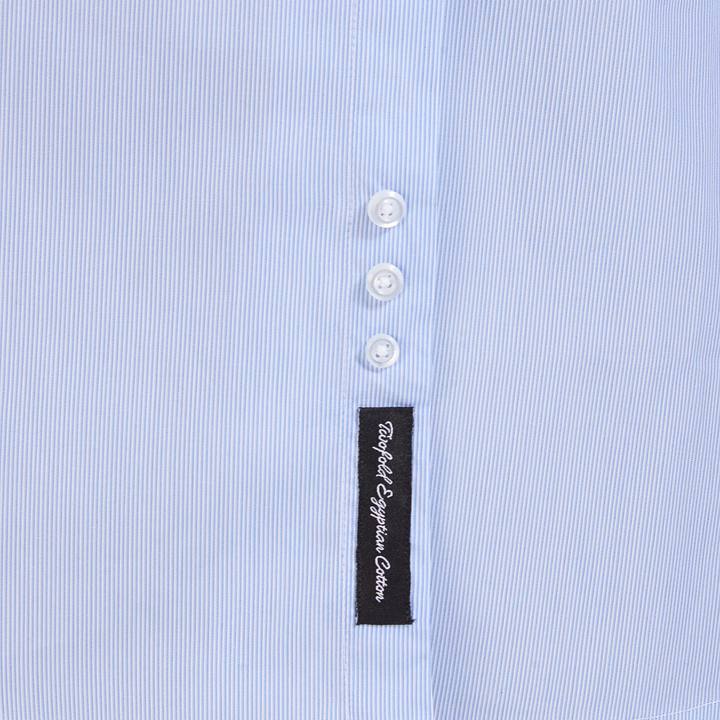 Pinstriped Slimline Blue Shirt