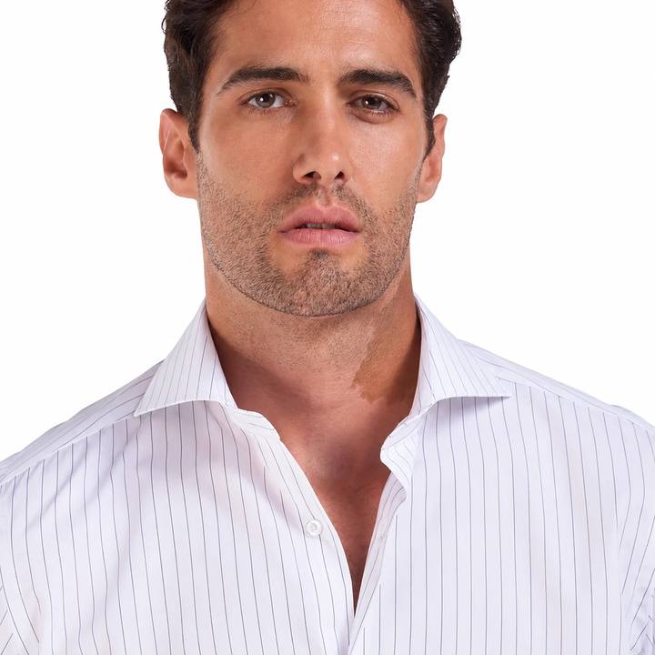 Striped Black And White Shirt