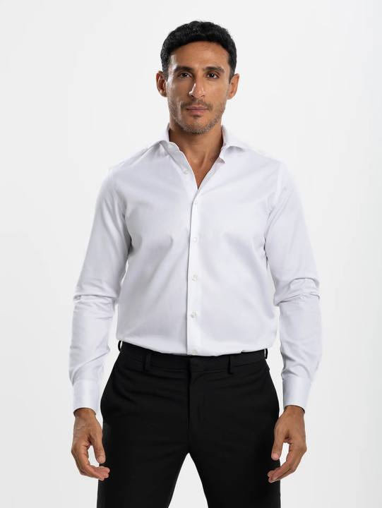 White Dobby Shirt