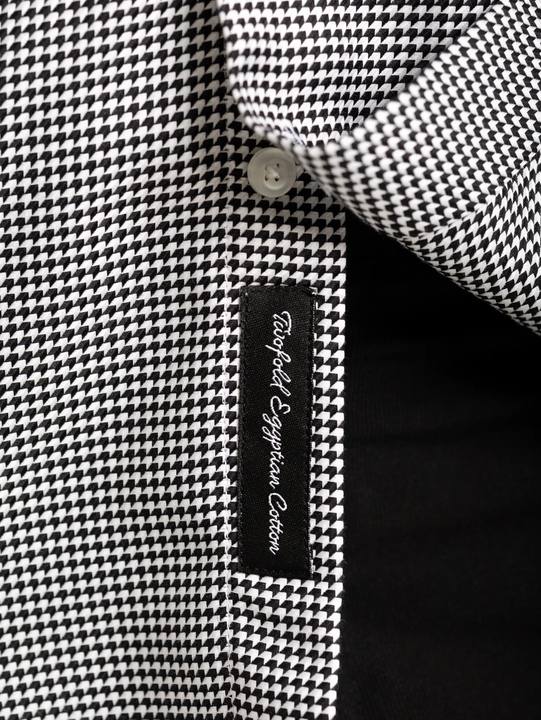 Black Houndstooth Shirt