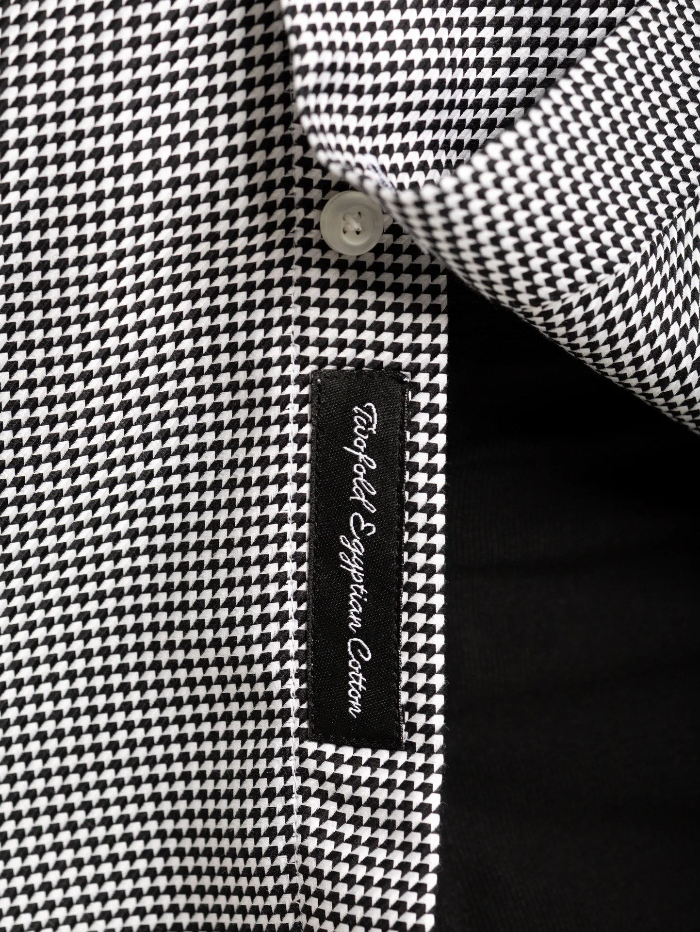 Black Houndstooth Shirt