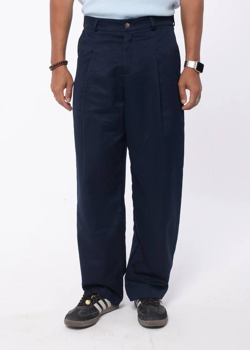 Tailored Pants In Navy