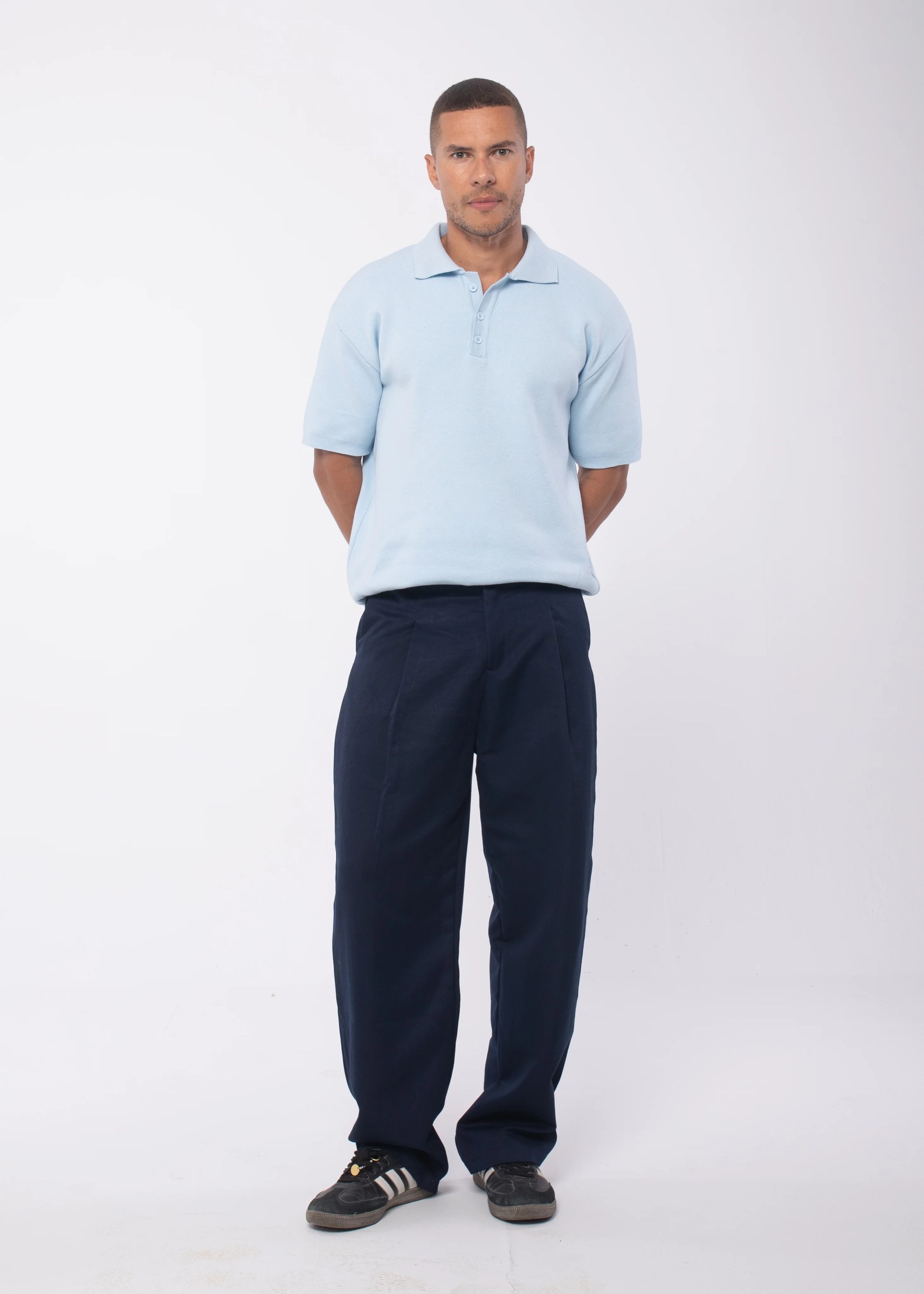 Tailored Pants In Navy