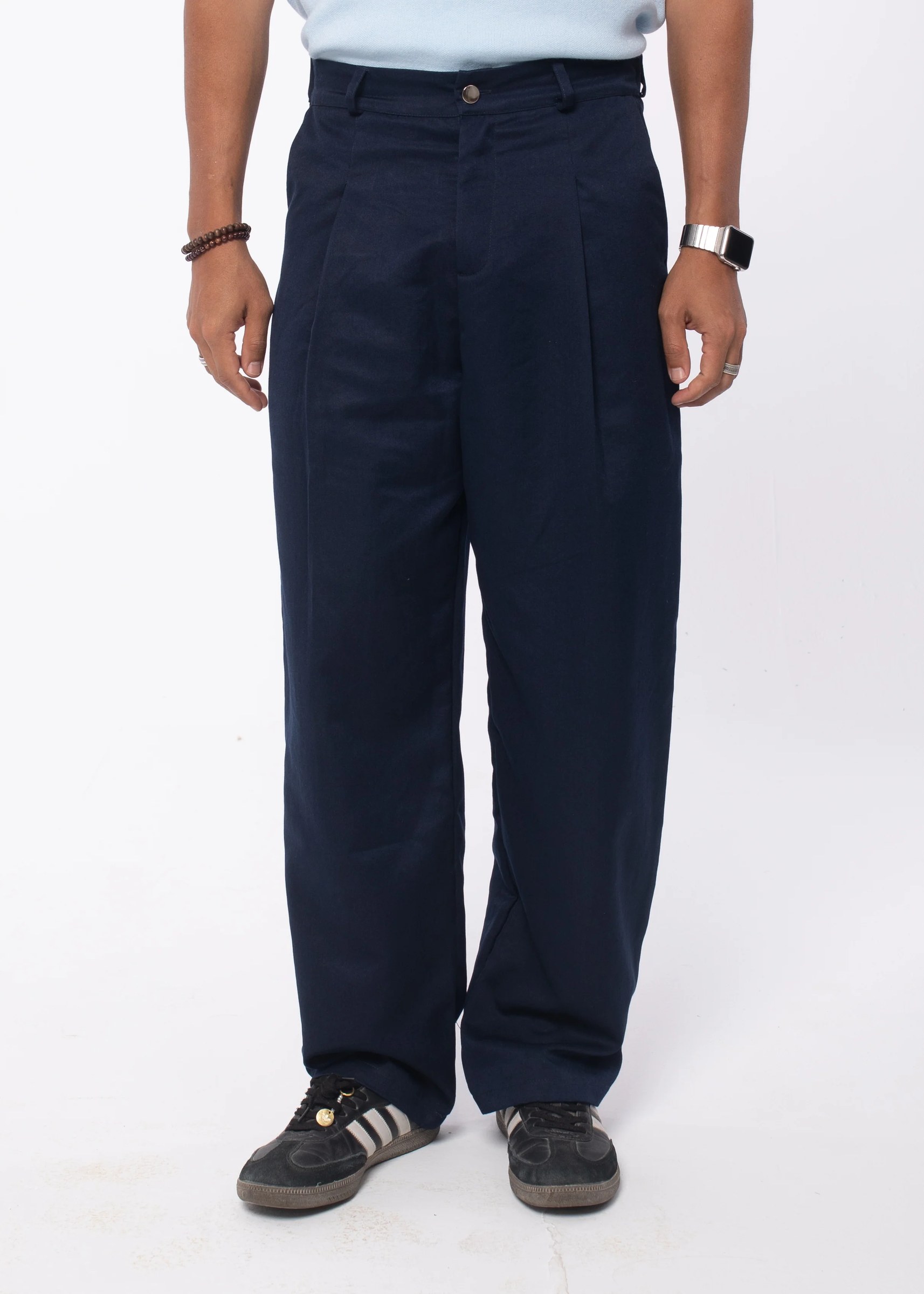 Tailored Pants In Navy
