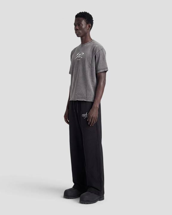 HUMO GREY WASHED DISTRESSED REGULAR TEE