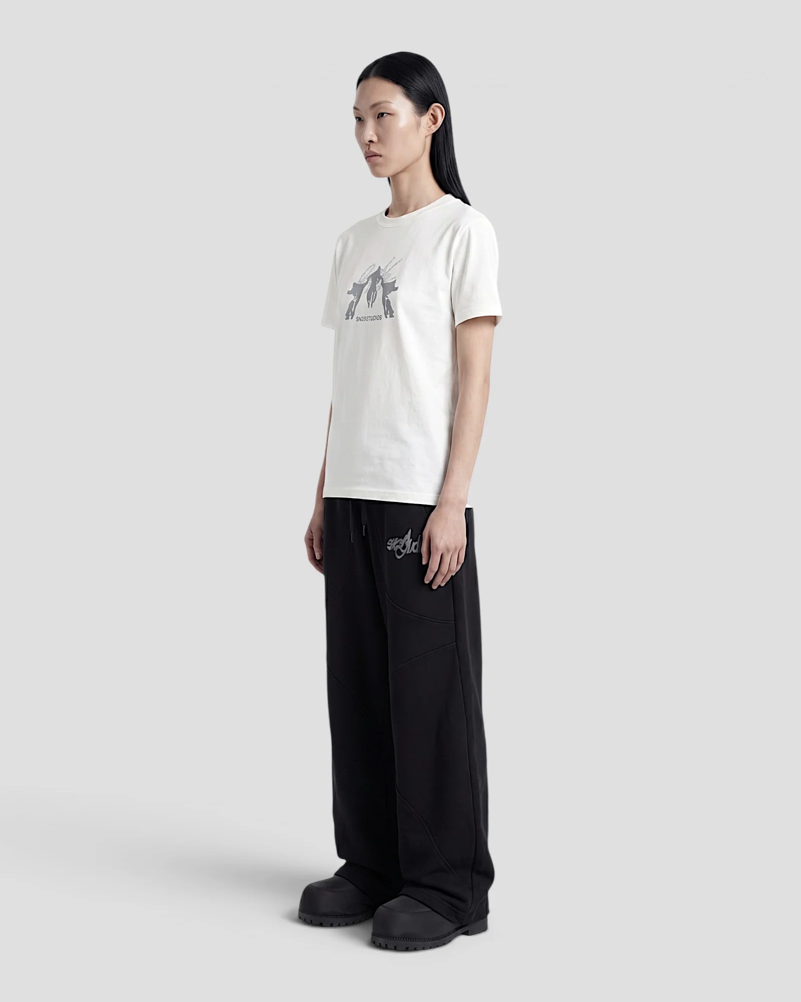 GENTE WHITE REGULAR TEE