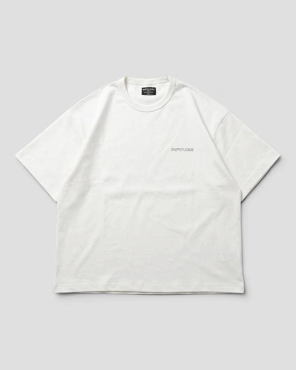 LOGO WHITE OVERSIZED TEE