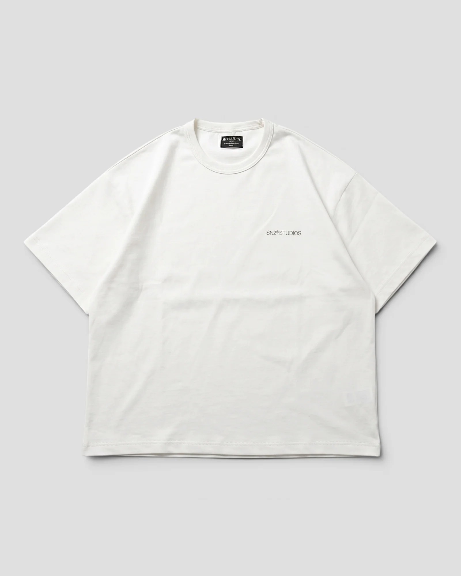 LOGO WHITE OVERSIZED TEE