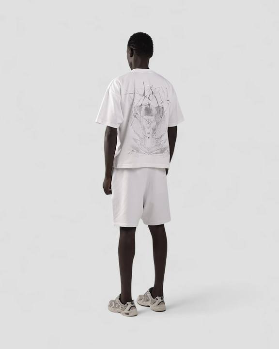 VISCERAL WHITE BOXY TEE