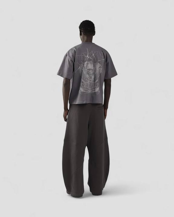 VISCERAL GREY BOXY TEE