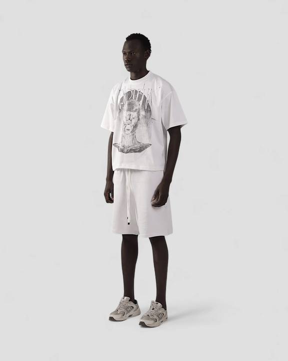 ESOTERIC WHITE BOXY TEE