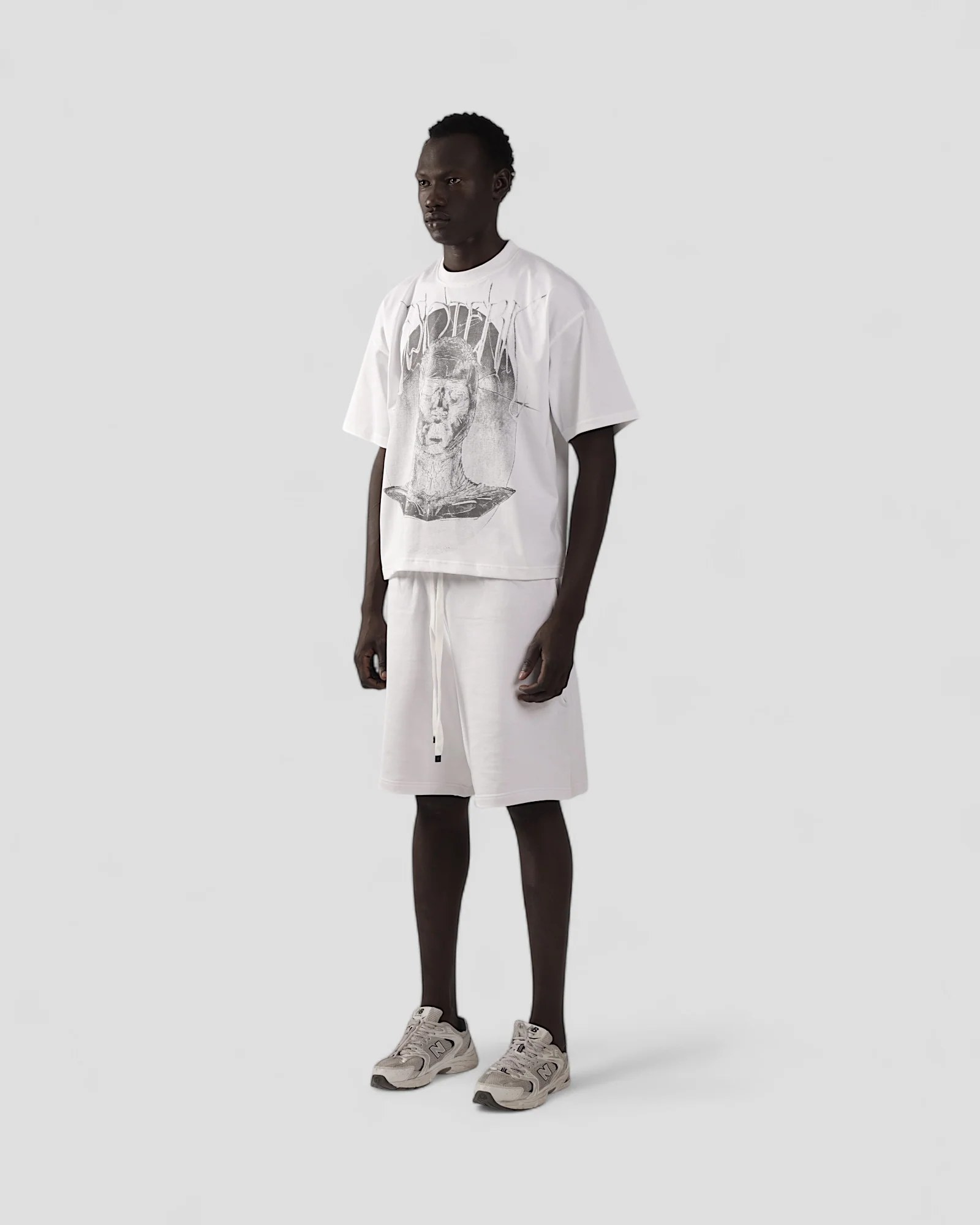 ESOTERIC WHITE BOXY TEE