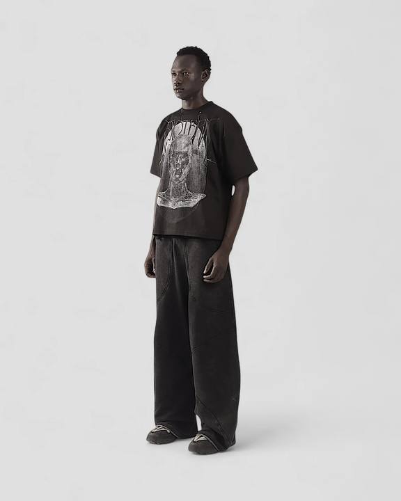 ESOTERIC BLACK BOXY TEE