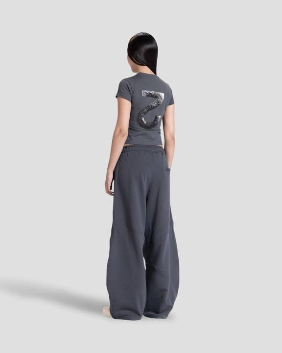 DEMENTE GREY REVERSED 2 BABY TEE
