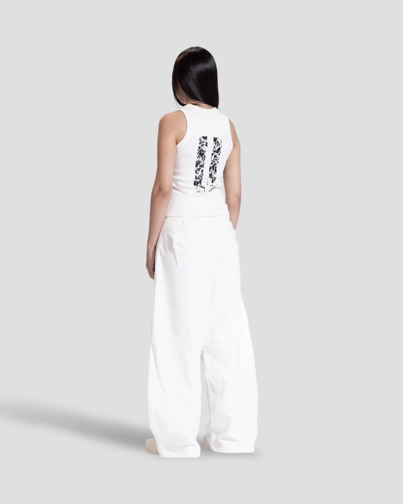 DEMENTE WHITE NUMERALS TANK TOP