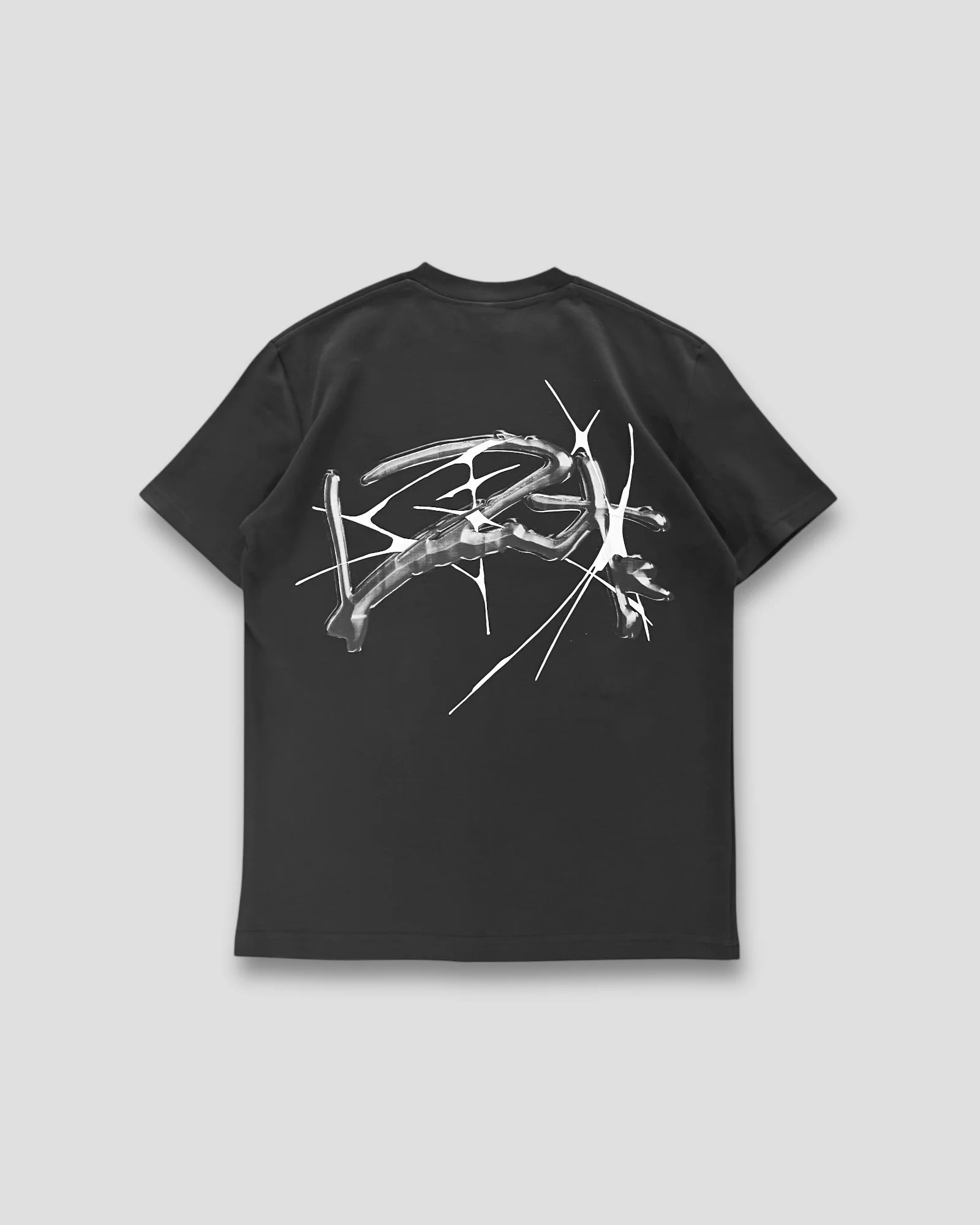 DEMENTE GREY SPIKED REGULAR TEE